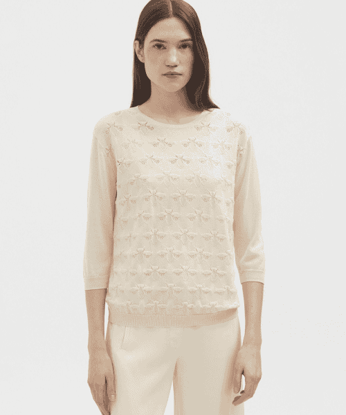 Alternative view of Jacquard Bees Jumper